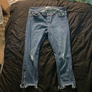 Blue Distressed Jeans